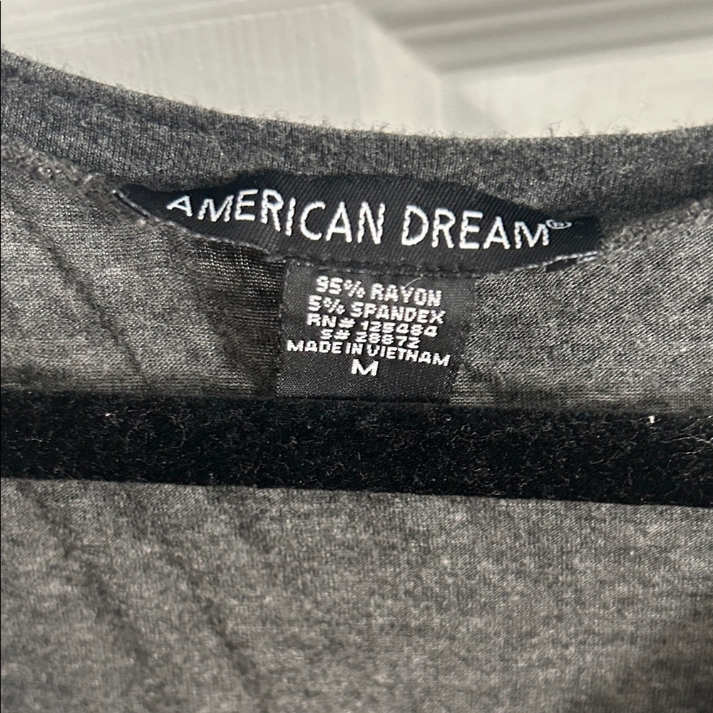 American Dream Charcoal Short Sleeve Tee - Picture 2 of 2